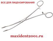 Корцанг изогнутый 256см Surgicon Пакистан / Корнцанг